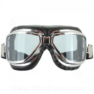 Lunette moto adaptable verre bombé modèle 7731