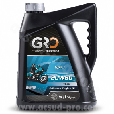 Huile moteur Global Racing Oil 4T Spirit 20W50 bidon 4L