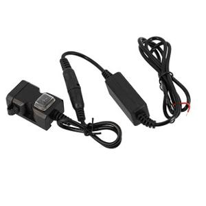 Prise chargeur Blackway USB (5V-2.1A/5V-1A) avec interrupteur
