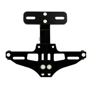 Support de plaque Blackway Aluminium noir orientable
