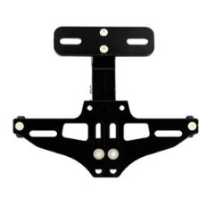 Support de plaque Blackway Aluminium noir orientable