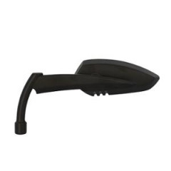 Rétroviseur universel Blackway aluminium noir gauche