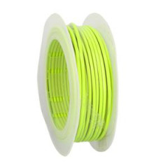 Gaine adaptable diamètre extérieur 5mm diamètre intérieur 2.6mm - jaune fluo teflon (rouleau 20m)