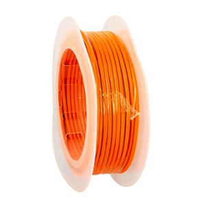 Gaine adaptable diamètre extérieur 7mm diamètre intérieur 4mm - orange fluo teflon (rouleau 20m)
