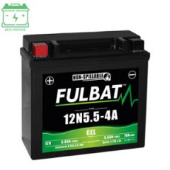 Batterie Fulbat 12V 5.5AH 12N5.5-4A/4B (GEL - SANS ENTRETIEN) - ACTIVEE USIN