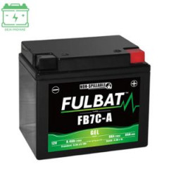 Batterie Fulbat FB7C-A 12V 8AH GEL - SANS ENTRETIEN - ACTIVEE USINE