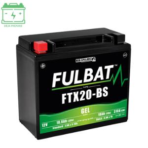Batterie Fulbat FTX20-BS 12V 18AH GEL SANS ENTRETIEN ACTIVEE USINE