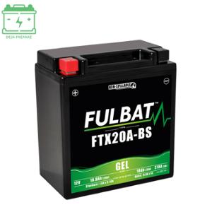 Batterie Fulbat FTX20A-BS 12V 18AH GEL SANS ENTRETIEN ACTIVEE USINE