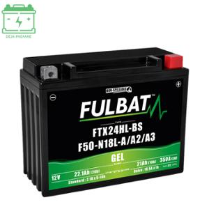 Batterie Fulbat FTX24HL-BS 12V 21AH GEL SANS ENTRETIEN Activée usine