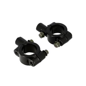 Collier rétro adaptable noir filetage D8 pas à droite (x2)