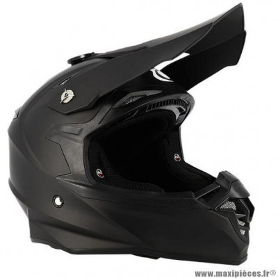 Casque cross Trendy noir mat taille 63-64 2XL