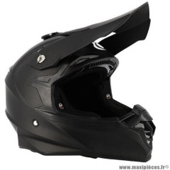 Casque cross Trendy noir mat taille 63-64 2XL