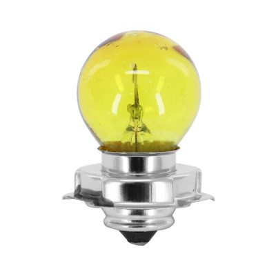 Ampoule adaptable 6V 15W P26s jaune