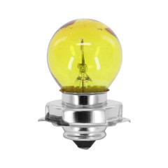 Ampoule adaptable 6V 15W P26s jaune