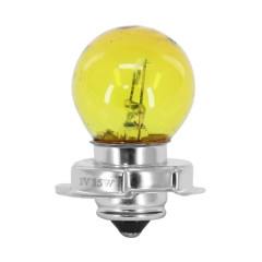 Ampoule 12V 15W adaptable P26s jaune (projecteur)