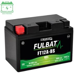 Batterie Fulbat FT12A-BS 12V 10AH GEL SANS ENTRETIEN Activée usine