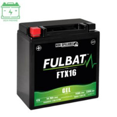 Batterie Fulbat FTX16 12V 14AH (gel - sans entretien) Activée usine