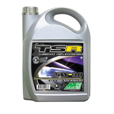 Huile moteur 4 temps Minerva Oil 5W30 (100% synthèse pour moteurs FAP diesel et essence) 5L
