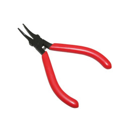 Pince circlips Buzzetti avec bec dentelé et bec rainuré (5042)