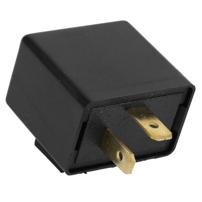 Centrale clignotante adaptable 12V 2 x 10W sans buzzer 2 fiches-bornes pour clignotant à ampoule