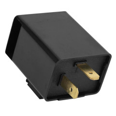 Centrale clignotante adaptable 12V 2 x 21W avec buzzer 2 fiches-bornes pour clignotant à ampoule