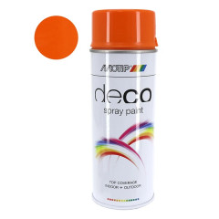Bombe de peinture Motip glycero brillant orange aérosol 400ml (01605)