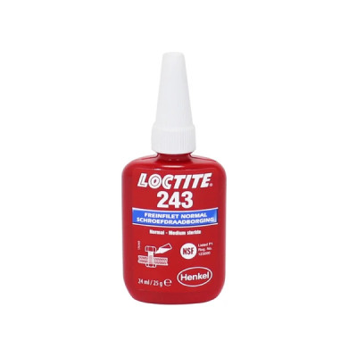 Frein filet normal Loctite 243 résistance moyenne flacon 24 ml