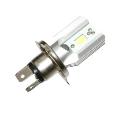 Ampoule à led H4 Replay 12V 12W culot P43t 240 lumens 6000K éclairage blanc SMD avec radiateur