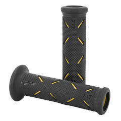Revêtements poignées ProGrip 717 double densité open end noir-jaune 122mm