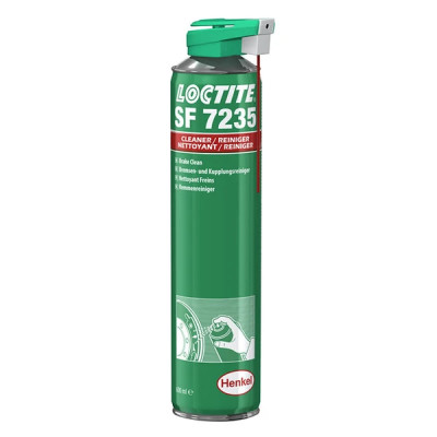 Nettoyant frein Loctite SF 7235 aerosol 600 ml enleve poussiere-goudron-huile-graisse qualité premium