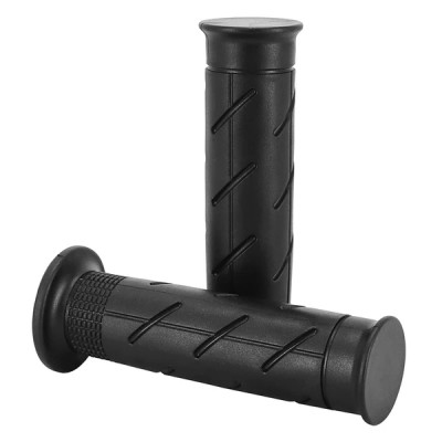 Revêtements poignées Domino 120mm closed end noir style Honda