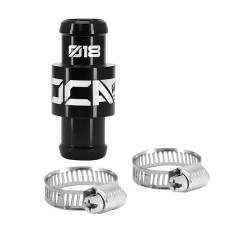 Adaptateur de refroidissement Voca Racing 18mm 1-8'' noir avec emplacement pour sonde de température