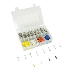 Fusible rond en verre adaptable 1 à 40A (assortiment) (coffret 340 pièces)