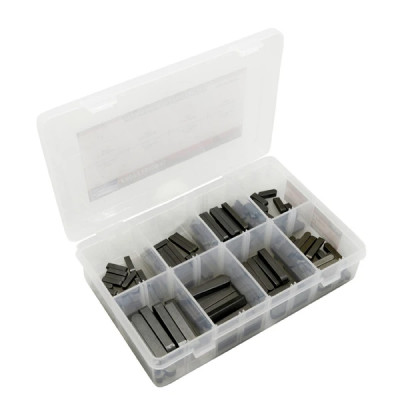 Clavette parallèle métrique adaptable assortiment boîte de 130 pièces
