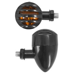 Clignotant universel Replay 13 LEDs base ABS fumé-noir homologué CE