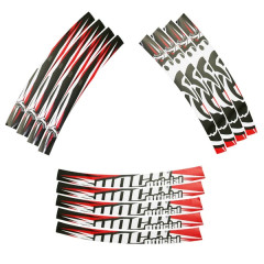 Autocollant Voca Racing kit déco 50 à boîte jante (roue avant + roue arrière) (kit 2 feuilles)