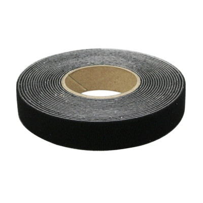 Ruban adhésif HPX auto-agrippant double face noir 20mm x 5m