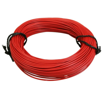 Fil électrique adaptable 0,75mm2 multibrin rouge (50m)