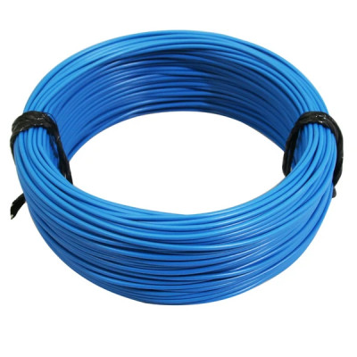 Fil électrique adaptable 1,00mm2 12-10 multibrin bleu (50m)