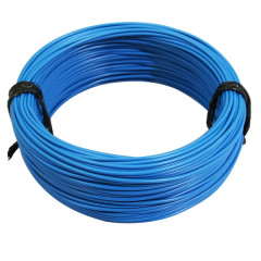 Fil électrique adaptable 1,00mm2 12-10 multibrin bleu (50m)