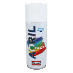 Bombe de peinture Arexons acrylique blanc mat aérosol 400 ml (3960)