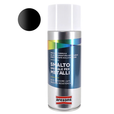 Bombe de peinture Arexons satin noir intense mat RAL 9005 aérosol 400 ml (3850)
