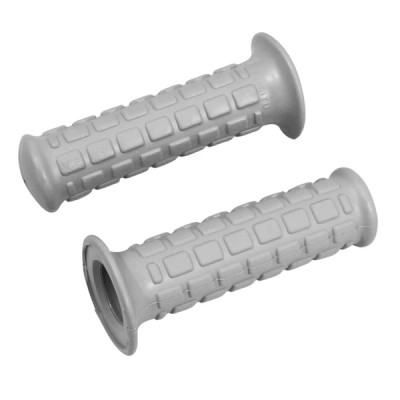 Revêtement poignée adaptable gris pavé diamètre 22-24 mm longueur 115 mm (paire)