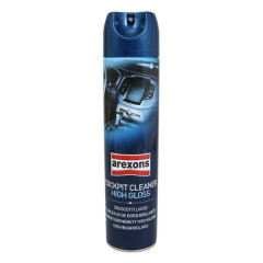 Nettoyant-renovateur de selle et tableau de bord Arexons aspect brillant spray 600ml