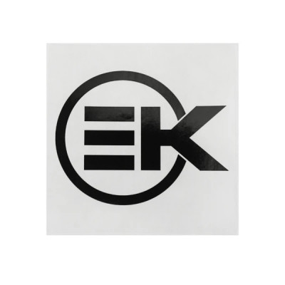 Autocollant Artek 75 x 75 mm NOIR (VENDU À L'UNITE)