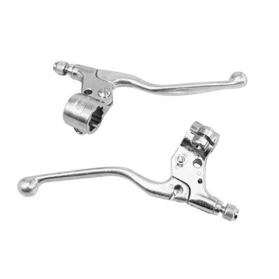Levier-poignée de frein adaptable en aluminium poli pour Peugeot 103, Mbk 51
