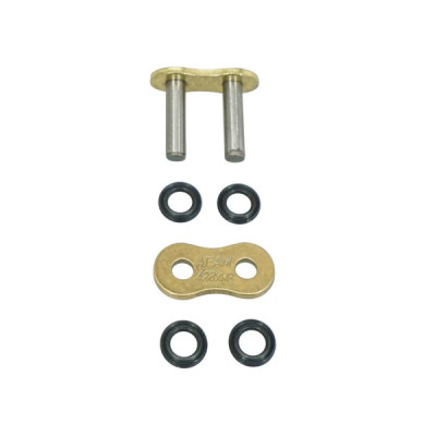 Attache rivets axe pleins Afam or (type chaine a428xmr-g) (démultiplication origine)
