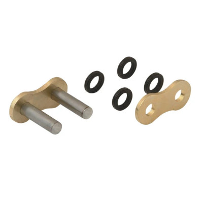 Attache rivets axe pleins 520 Afam or (type chaine a520mr2-g) (démultiplication origine)