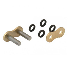 Attache rivets axe pleins 520 Afam Or (type chaine A520XRR3-G) (démultiplication origine)