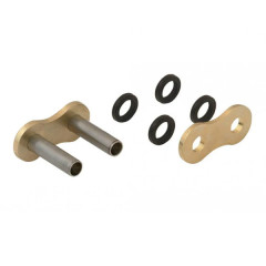 Attache rivets axe creux 530 Afam or (type chaine a530xhr2-g) (démultiplication origine)